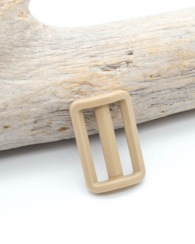 Beige 30mm Plastic Sliding Buckle